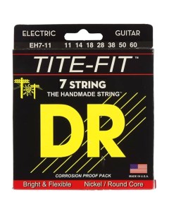 Струны для 7 ми струнной электрогитары EH7 11 Dr string