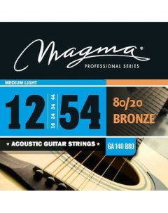 Струны для акустической гитары GA140B80 Magma strings