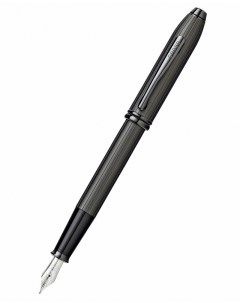 Перьевая ручка Townsend Matte Black PVD перо F AT0046 60FS Cross