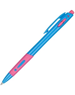 Ручка шариковая автоматическая Vegas гол роз корп 0 33мм син B 575M 15шт Attache