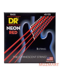 NRB5 45 HI DEF NEON Струны для 5 струнной бас гитары Dr