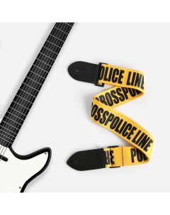 Ремень для гитары Police 60 117 х 5 см желтый Music life
