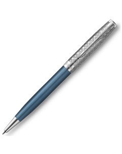 Шариковая ручка Sonnet Premium K537 Metal Blue CT M 2119649 черная 1 мм 1 шт Parker