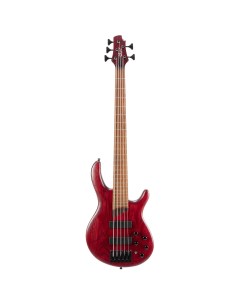 Бас гитара 5 струнная B5 Element OPBR Artisan Series цвет красный Cort