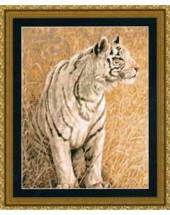 Набор для вышивания Охота белого тигра 93047 Kustom krafts