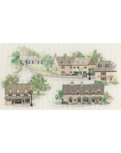 Набор для вышивания Cotswold Village арт 14VE04 Derwentwater designs
