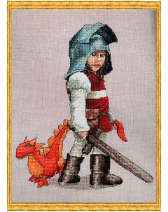 Набор для вышивания Chevalier Doudou Рыцарь и дракон 123 B004 K Nimue