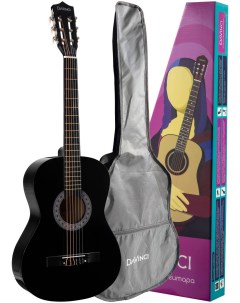 Классическая гитара в наборе с чехлом DC 50A BK Bag Davinci