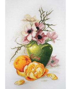 Набор для вышивания Анемоны и апельсины по картине К Кляйн Марья искусница
