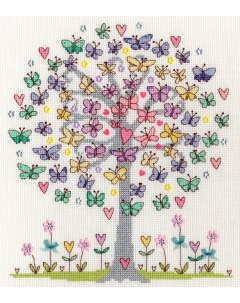 Набор для вышивания крестом Love Spring Любимая весна арт XKA10 Bothy threads
