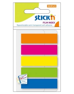 Самоклеящиеся закладки STICK N FILM INDEX 21050 Neon 125 шт Hopax