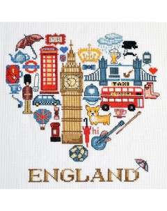 Набор для вышивания Англия арт 11 001 23 Марья искусница