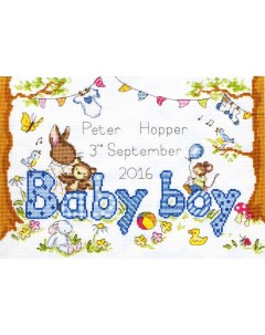 Набор для вышивания крестом Bunny Love Boy Любимый крольчонок арт XKG3 Bothy threads