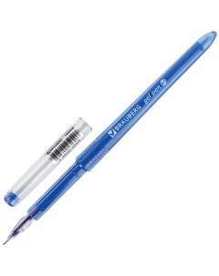 Ручка гелевая Diamond 143378 синяя 0 5 мм 1 шт Brauberg