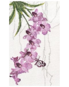 Набор для вышивания 04 004 17 Фиолетовая орхидея Марья искусница