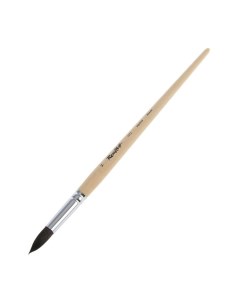 Кисть Серия 1412 из белки 11 круглая длинная ручка Roubloff