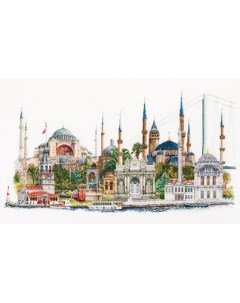 Набор для вышивания на льне Стамбул канва лён 36 ct арт 479 Thea gouverneur