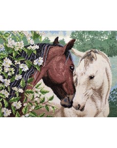 Набор для вышивания 03 014 23 Пара лошадей Марья искусница