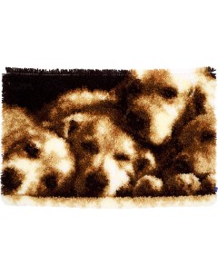 Набор для вышивания коврика Спящие собачки арт PN 0155040 Vervaco