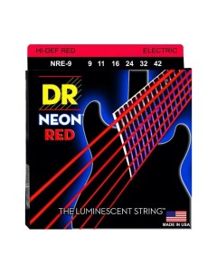 Струны для электрогитары NRE 9 HI DEF NEON Dr string