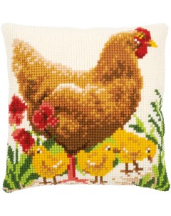 Набор для вышивания PN 0172782 Курица с цыплятами Vervaco