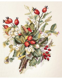 Набор для вышивания 04 009 12 Осенние ягоды Марья искусница