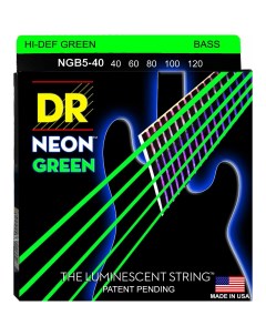 Струны для бас гитары NGB5 40 Dr string