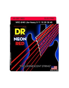 Струны для электрогитары NRE 9 46 HI DEF NEON Dr string