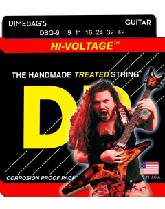 Струны для электрогитары DBG 9 Dr string