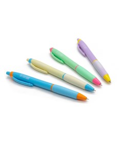 DV 6250 Ручка автамат синяя корпус цветной с цветным резиновым держателем 12шт Darvish