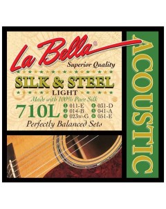 710l Струны для акустической гитары La bella