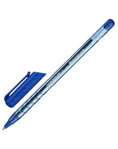 Ручка шариковая неавтоматическая К1 F 0 7мм треуг корп син ст 39511 Kores