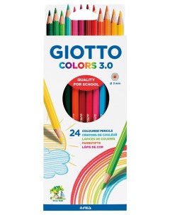 Набор цветных карандашей Colors 3 0 276700 24 цвета Giotto