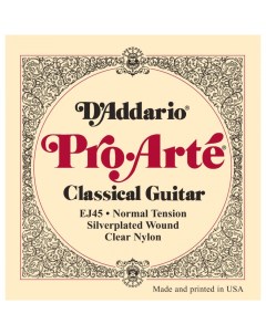 Струны для классической гитары D ADDARIO EJ45 D`addario