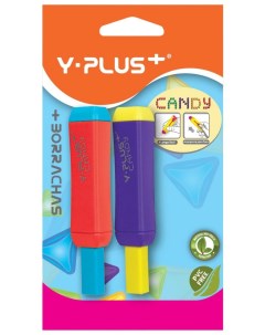 Ластик выдвижной в карандаше Candy I стерка для школы Y-plus