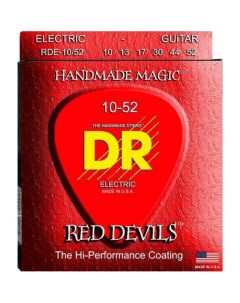 Струны для электрогитары RDE 10 52 RED DEVILS Dr string