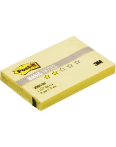 Стикеры 51x76 мм пастельные желтые 1 блок 100 листов 7100020769 345935 Post-it basic
