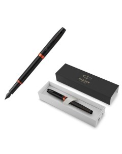 Ручка перьевая IM Professionals Flame Orange BT 0 8мм подарочная упаковка Parker