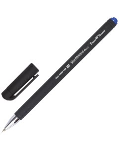 Ручка шариковая SlimWrite Black 142911 синяя 0 5 мм 1 шт Bruno visconti
