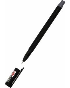 Ручка шариковая Carbonix Grip F 1377 черная 0 7 мм 1 шт Flair