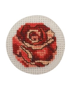 Набор для вышивания пуговицы Роза арт 02 2197 Permin