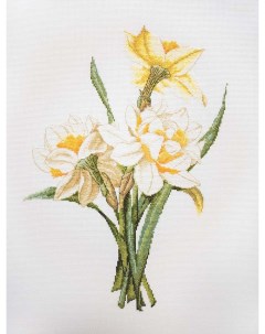 Набор для вышивания Нарциссы по картине Пьер Жозеф Редо арт 06 002 31 Марья искусница
