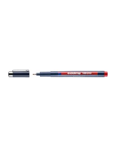 Ручка капиллярная 1800 круглый наконечник 0 7 мм Красный Edding