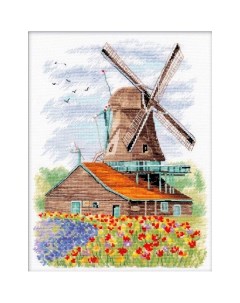 Набор для вышивания Ветряная мельница Голландия Овен