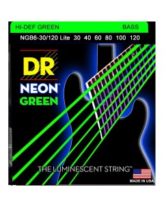 Струны для 6 ти струнной бас гитары NGB6 30 120 Dr string