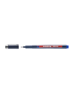 Ручка капиллярная 1800 круглый наконечник 0 7 мм Синий Edding