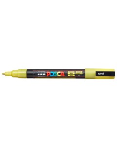 Маркер Uni POSCA PC 3ML 0 9 1 3мм овальный с блестками желтый с блестками yellow 2 Uni mitsubishi pencil