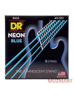 NBB5 40 HI DEF NEON Струны для 5 струнной бас гитары Dr