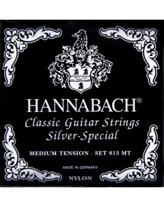 Струны для классической гитары 825 medium Hannabach