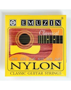 Струны для классической гитары NYLON 1 3 мононить 4 6 обмотка латунь 028 049 Nobrand